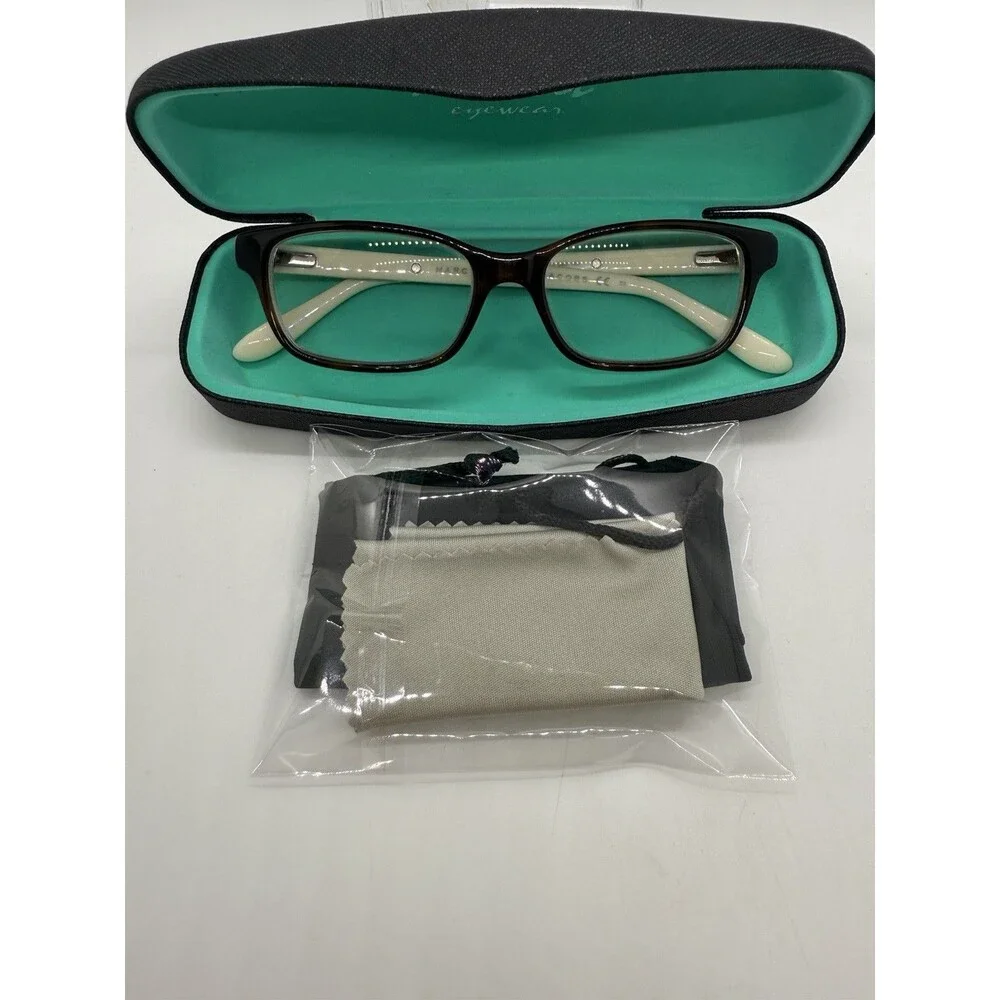 Marc by‎ Marc Jacob MMJ 578 Tortoise-Shell Pattern Vtg, Hard Case, Pouch & Cloth